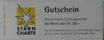 (248'260) - St�rncharte-Gutschein am 9.