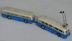 (250'450) - Aus Deutschland: ??? - B�ssing Trolleybus + B�ssing Personenanh�nger am 26.