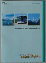 (255'034) - Horner-Halbtages- und Tagesfahrten M�rz-Juli 2009 am 10.