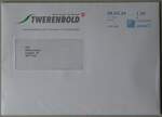 (260'238) - Twerenbold-Briefumschlag vom 8.