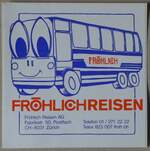 (264'910) - Kleber FR�HLICHREISEN am 21.