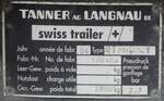 (279'827) - Typenschild - Gohl, B�tzberg - am 2. September 2025 in Thun, Kleine Allmend