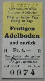 (281'574) - AFA-Einzelbillet vom 9.