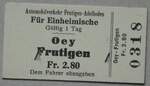 (282'898) - AFA-Einzelbillet um 1941 am 7.