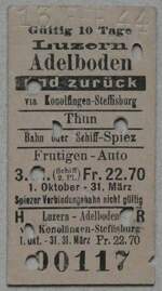 (283'369) - AFA-Einzelbillet vom 13.