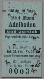 (283'373) - AFA-Einzelbillet vom 13.