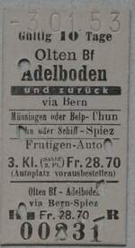 (283'380) - AFA-Einzelbillet vom 3.