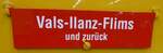 (281'582) - Routentafel - Vals-Ilanz-Flims und zur�ck - am 18.