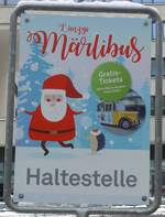 (186'817) - L�nzgi Marlibus-Haltestellenschild am 9.
