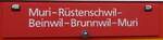 (265'799) - Routentafel - Muri-R�stenschwil--Beinwil-Brunnwil-Muri - am 17.