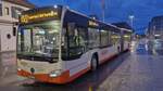 Mercedes-Benz Citaro G C2, SO 155955, in Solothurn Hauptbahnhof, als Ersatzverkehr Solothurn-Luterbach-Deitingen, Busbetriebe Solothurn und Umgebung, Aufgenommen am 14.