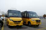 (282'228) - PostAuto Graub�nden - PID 12'191 - eK-Bus/Iveco am 8. November 2025 in Zuchwil, Garage BSU