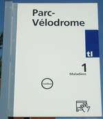 (135'064) - tl-Haltestellenschild - Lausanne, V�lodrome - am 12.
