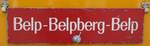 (274'552) - Routentafel - Belp-Belpberg-Belp - am 3.