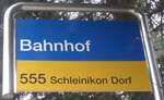 (189'681) - ZVV/PostAuto-Haltestelle - Sch�fflisdorf-Oberweningen, Bahnhof - am 26.