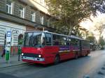 (136'274) - BKV Budapest - Nr. 217 - Ikarus Gelenktrolleybus am 3. Oktober 2011 in Budapest, M Andr�ssy �t (Opera)